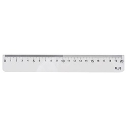 再生ＰＥＴ直定規　２０ｃｍ　ＵＤタイプ　３本