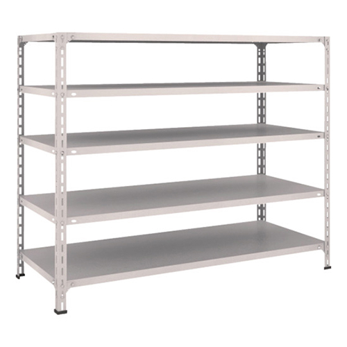 ＴＲＵＳＣＯ スチールラック 軽量棚開放型 1500×600×1200mm 5段 ネオグレー 45W15