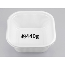 シーピー化成 どんぶり容器 BF-77 ホワイト 本体 発泡