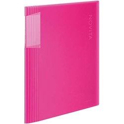 ノビータ　クリアカラー　Ａ４縦　６０Ｐ　桃１０冊
