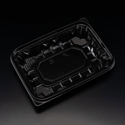 リスパック 惣菜容器 バイオ アソートケース 20-14B(33) 黒 本体