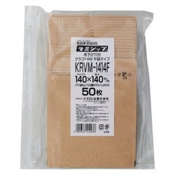チャック付き袋 ラミジップ平袋クラフトVMタイプ KRVM-1414F 生産日本社