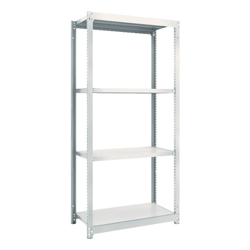 ＴＲＵＳＣＯ スチールラック Ｍ1.5型軽中量棚 860×445×1800mm 4段 単体 ネオグレー M1.56344