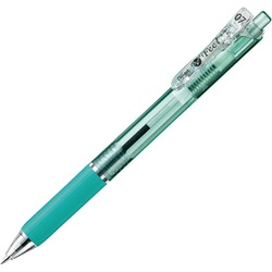 フィール０．７ｍｍクリアグリーン軸　黒インク１０本