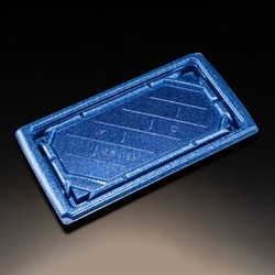 リスパック 寿司容器 バイオ板長 2-5B ステラブルー 本体