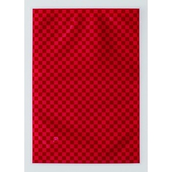 真空袋 ナイロン印刷規格三方袋VR3格子柄赤 ベリーパック