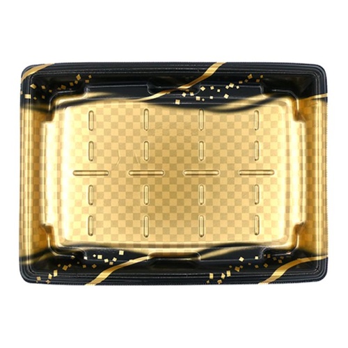 惣菜容器 MTD27-20平 本体 波格子金 エフピコ