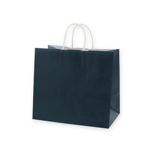 手提げ紙袋（藍・丸紐・幅320×マチ200×高さ290mm）