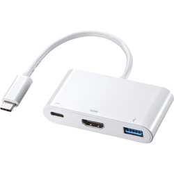 【廃番商品】ＵＳＢ　Ｔｙｐｅ　Ｃ?ＨＤＭＩマルチ変換アダプタ