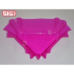 セイコー おかずカップ ラミケースOPP三角2号赤 500枚