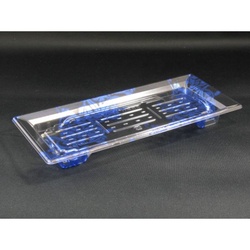 リスパック 刺身容器 バイオPET ふれあい 25-12B はまい青 本体