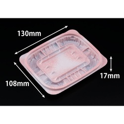 惣菜容器 バイオ ホットリデュー 230B K-ふく桃 リスパック
