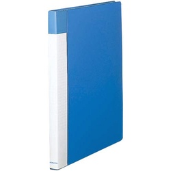 クリヤーブック固定式・横入　Ｂ５縦　４０Ｐ　青