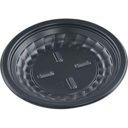 エフピコ 軽食容器 HS-パスタ丸220 本体 黒