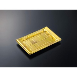 中央化学 刺身容器 CF宴角 27-18 煌々G-BK 本体