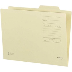 個別フォルダーＦタイプカラーＡ４　黄　１０枚