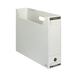 ファイルボックス　Ｂタイプフタ付　Ａ３横　灰