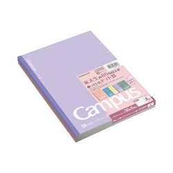 限定キャンパス　ベイクドカラー５色ドットＡ罫２０冊