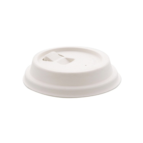 HEIKO 紙コップ バガスペーパーウェア リフトアップリッド ホワイト 80口径 50枚/袋