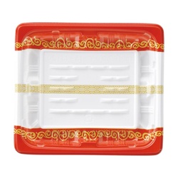 惣菜容器 FTプレイン15-13(20) 唐草紋 エフピコ