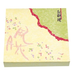 弁当容器 風月花 ワンピース紙ボックス本体 北原産業