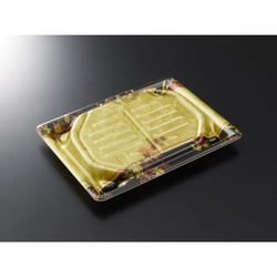 中央化学 刺身容器 漁台20-15 こがねYG 本体