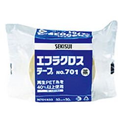 積水 エコラクロス No.701 白 50mm×50m N701W03 | ダンボール・梱包