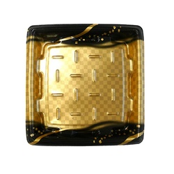 惣菜容器 MTD20-20平 本体 波格子金 エフピコ