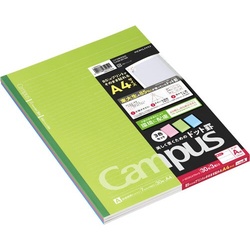 キャンパス３色ドット・カラーＡ罫Ａ４　３冊×１２