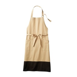 胸当てエプロン BW5504-37_F エプロン 兼用 ベージュ/ブラウン フリーサイズ 住商モンブラン