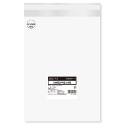 テープ有 OPP袋 片面ホワイトDM用OPP袋 料金別納 A4用サイズ 100枚 今村紙工