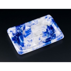 リスパック 刺身容器 わざ盛10B 氷晶青 本体