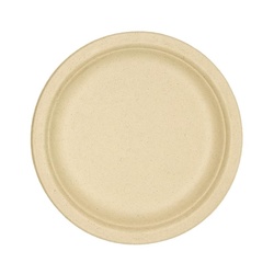 バガスモールド 18cmプレート 青葉紙業