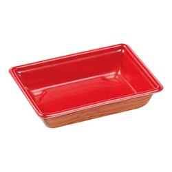 エフピコ どんぶり容器 MFP-角重18-13 赤拓木