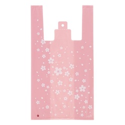 レジ袋 さくらレジバッグ-M(100枚) ヘッズ