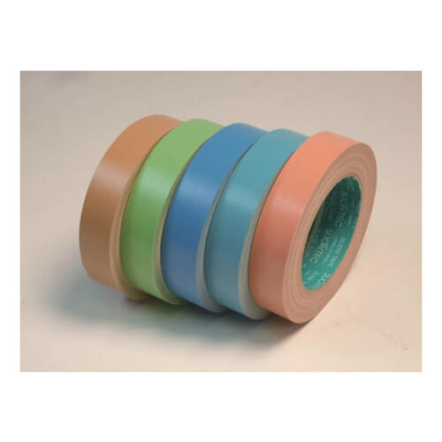 スリオンテック No.3372 養生用布粘着テープ スカイブルー 25mm×25m