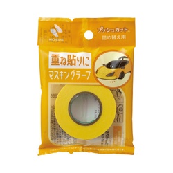 プッシュカット　マスキングテープ　イエロー