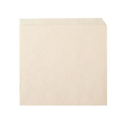 パックタケヤマ 耐油平袋 耐油ナチュラル 三角袋 バーガー袋 L