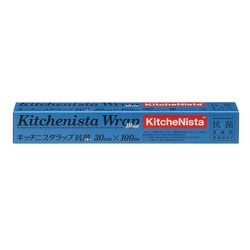 KitcheNista(キッチニスタ) キッチニスタラップ抗菌ブルータイプ30cm×100m
