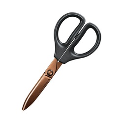 ハサミ　サクサ　チタン・グルーレス刃　ブラック