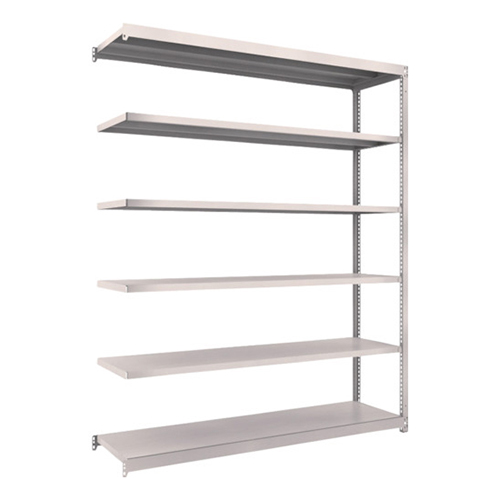 ＴＲＵＳＣＯ スチールラック Ｍ1.5型軽中量棚 1760×445×2100mm 6段 連結 ネオグレー M1.57646B