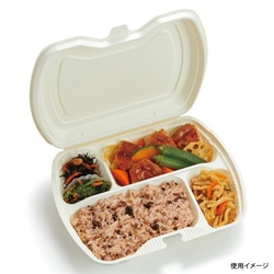 リスパック 弁当容器 ニュートデリカ シェルBOX80-1 アイボリー