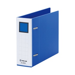 レバーリングファイルＤ型背幅４７ｍｍ青Ｂ６横１０冊