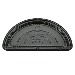 シーピー化成 惣菜容器 BFコモプレ内32ハーフ 黒 本体