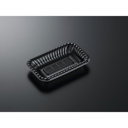 中央化学 オードブル容器 PDプレートK20-12 黒 内 本体