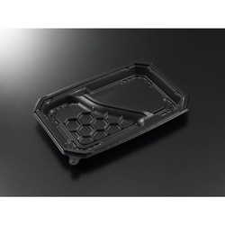 中央化学 弁当容器 CT ロックス 25-17 2S BK 本体