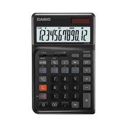 カシオ人間工学電卓　ＪＥ−１２Ｄ−ＢＫ（ブラック）
