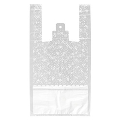 レジ袋 プチフラワーレジバッグ-M(100枚) ヘッズ