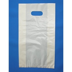 ポリ手提げ パン袋ベージュ無地 S リュウグウ