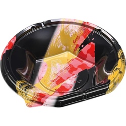 どんぶり容器 MSD半月丼 19-18(40) 風雷赤 エフピコ